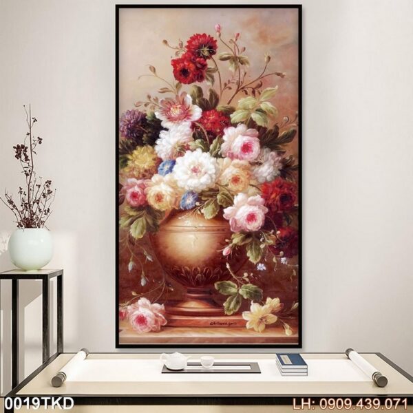 Mẫu tranh khổ dọc đẹp - 019TKD
