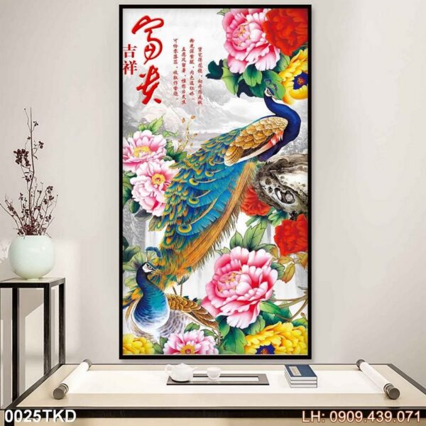 Bức tranh khổ đứng ấn tượng - 025TKD