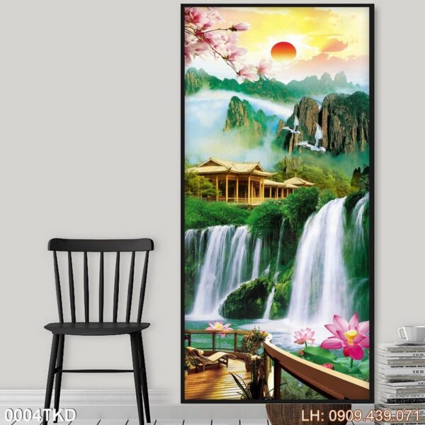 Tranh ảnh treo đứng phổ biến - 004TKD