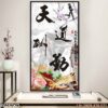 Tranh ảnh khổ dọc dán kính - 075TKD