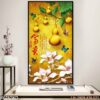 Mẫu tranh treo đứng ấn tượng - 076TKD