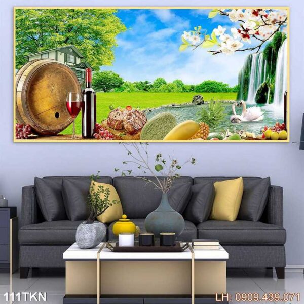 Ảnh khổ ngang dán kính - 111TKN