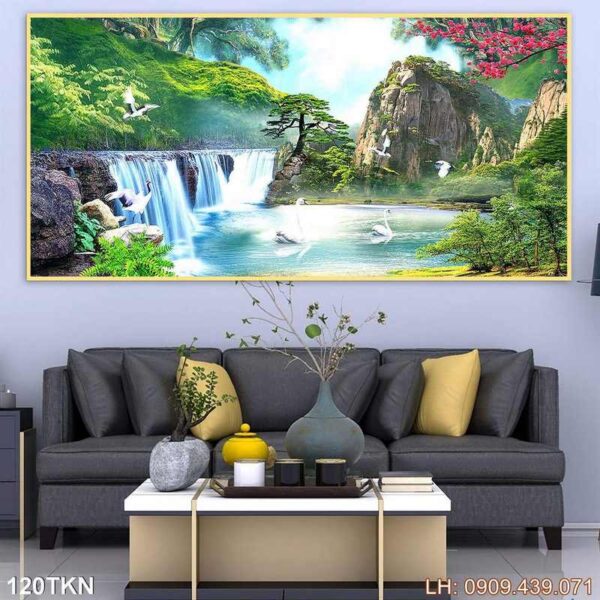 Tranh kiểu chiều ngang nghệ thuật - 120TKN