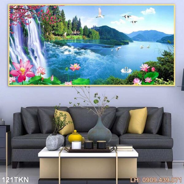 Tranh khổ ngang trang trí phổ biến - 121TKN