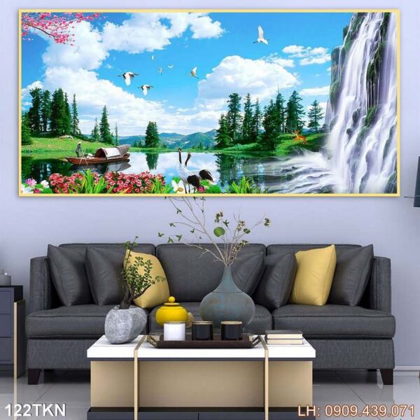 Bức tranh khổ ngang trang trí đẹp - 122TKN