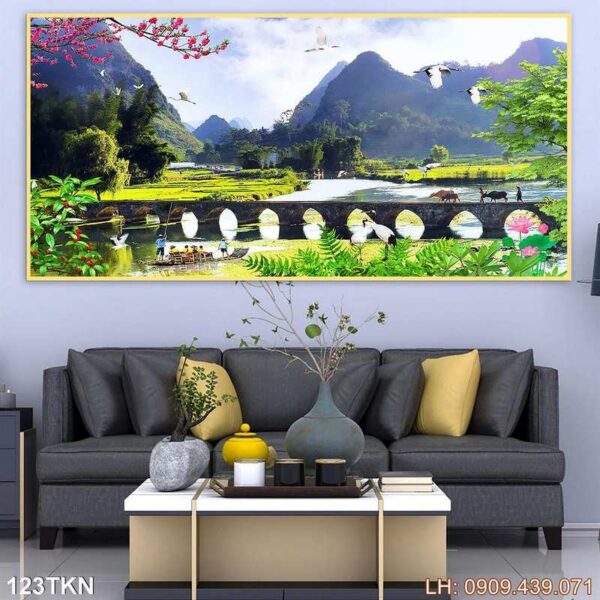 Ảnh khổ ngang phòng ngủ in nhanh - 123TKN