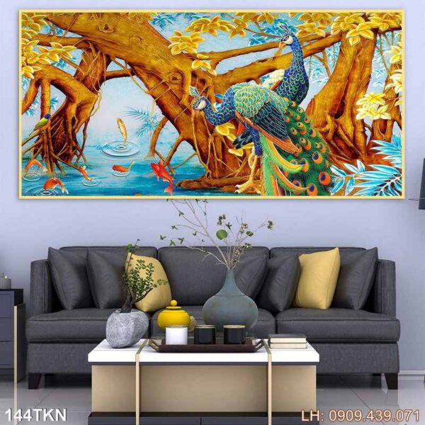 Bức tranh khổ ngang trang trí in nhanh - 144TKN