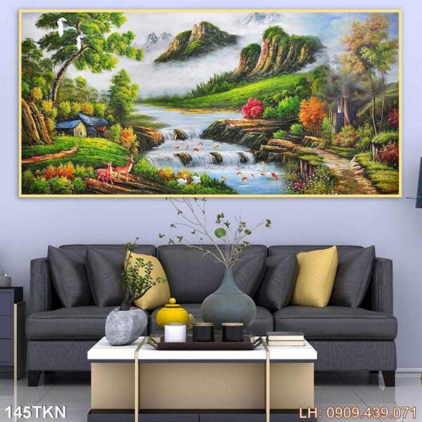 Bức tranh khổ ngang giá rẻ - 145TKN