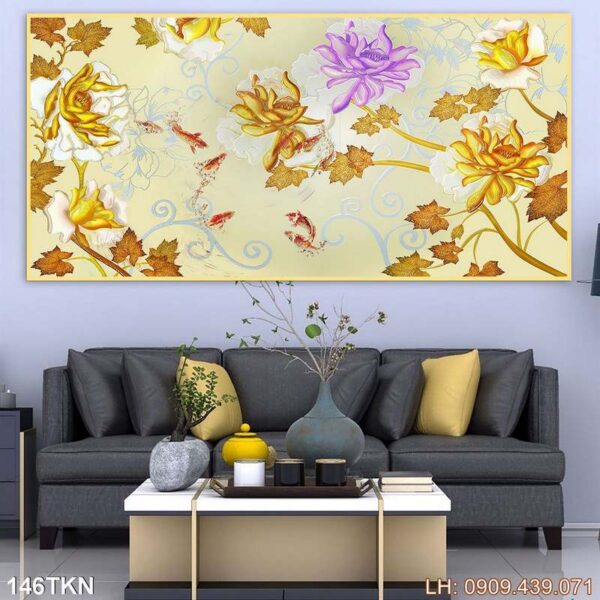 Mẫu tranh khổ ngang trang trí in nhanh - 146TKN