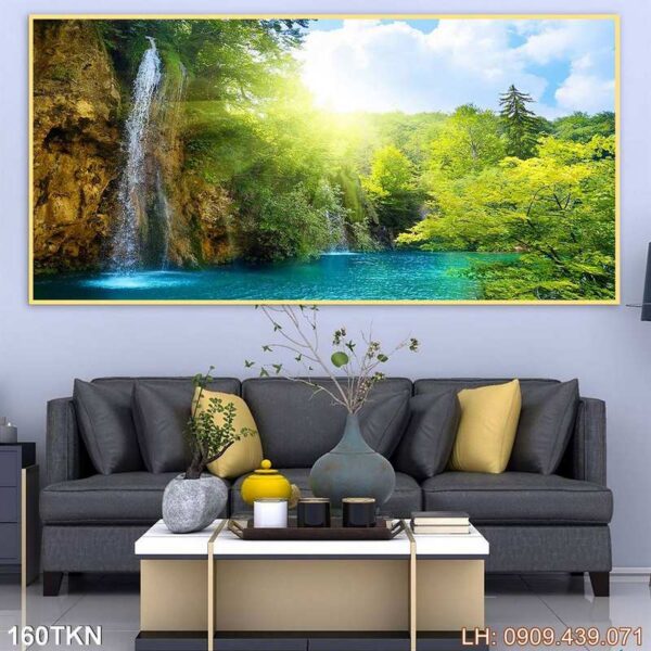 Bức tranh khổ ngang phòng khách giá rẻ - 160TKN