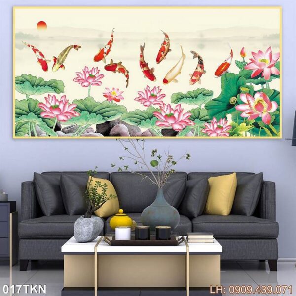 Bức tranh kích thước ngang nghệ thuật - 017TKN