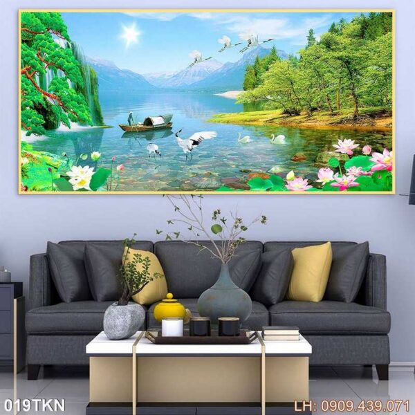 Tranh ảnh khổ ngang in canvas - 019TKN