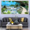 Mẫu tranh khổ ngang phòng khách ấn tượng - 231TKN