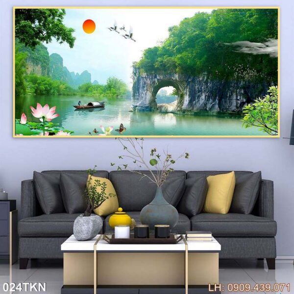 Tranh khổ ngang trang trí khổ lớn - 024TKN