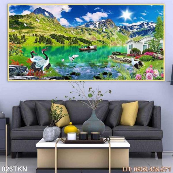 Bức tranh kích thước ngang tại TpHCM - 026TKN