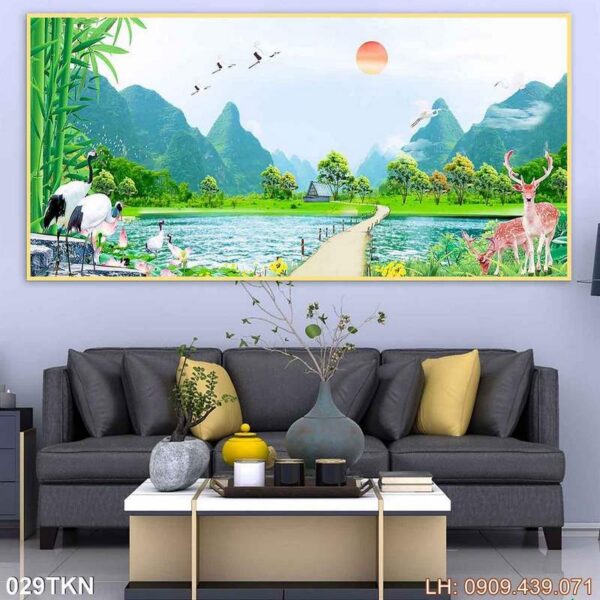 Tranh khổ ngang in nhanh - 029TKN