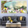 Bức tranh khổ ngang phòng ngủ in canvas - 297TKN