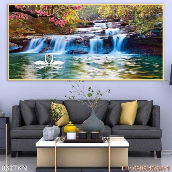 Tranh kiểu chiều ngang giá rẻ - 032TKN