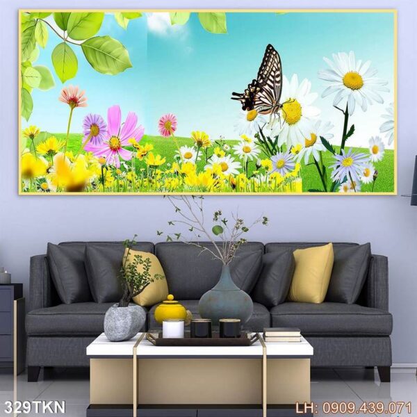 Bức tranh khổ ngang trang trí in nhanh - 329TKN
