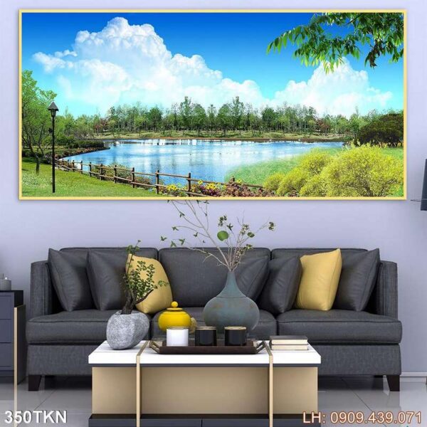 Bức tranh khổ ngang trang trí nghệ thuật - 350TKN