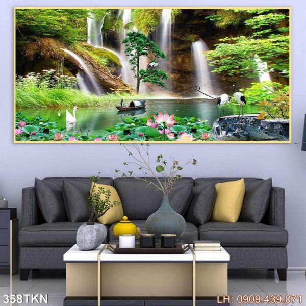 Tranh khổ ngang trang trí nghệ thuật - 358TKN