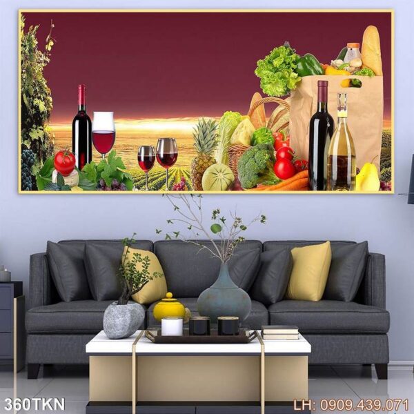 Tranh ảnh khổ ngang trang trí ấn tượng - 360TKN