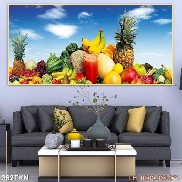 Tranh ảnh kiểu chiều ngang ấn tượng - 362TKN