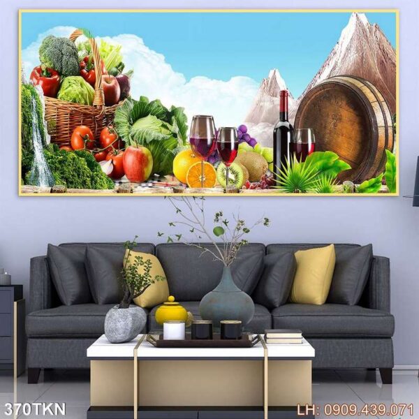 Bức tranh kiểu chiều ngang nghệ thuật - 370TKN