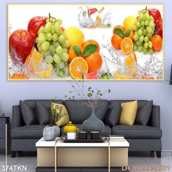 Tranh kiểu chiều ngang in canvas - 374TKN