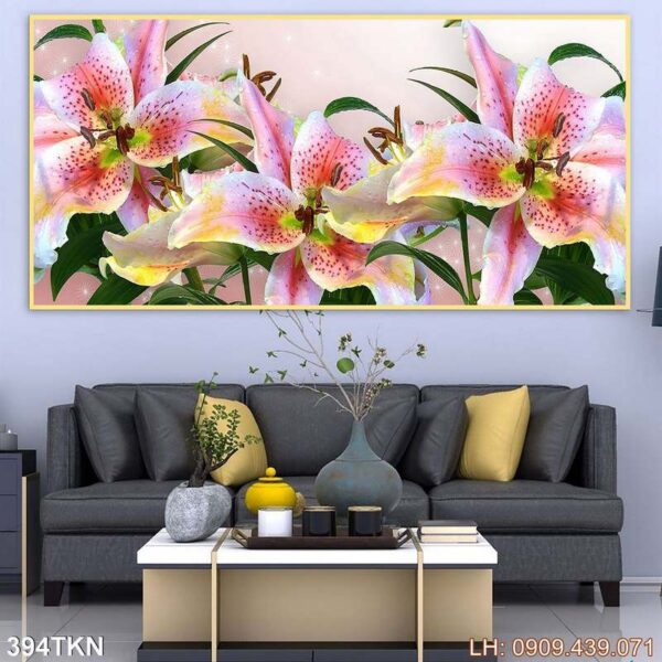 Tranh kiểu chiều ngang đẹp - 394TKN