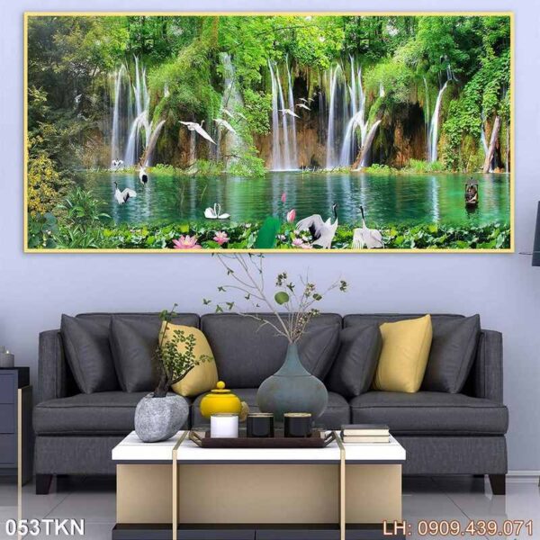 Tranh khổ ngang in canvas - 053TKN