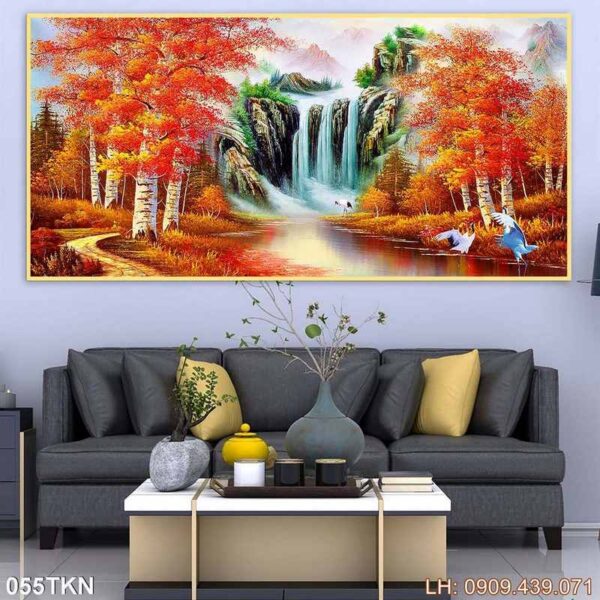 Ảnh khổ ngang phòng khách giá rẻ - 055TKN