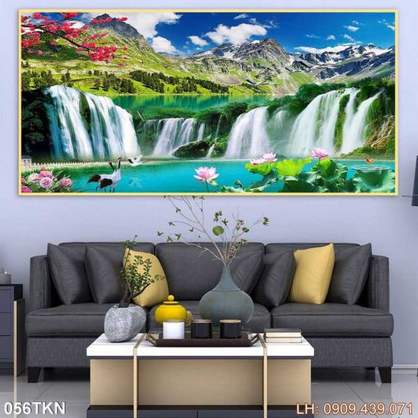 Bức tranh khổ ngang trang trí đẹp - 056TKN