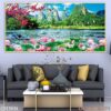 Bức tranh khổ ngang phòng khách nghệ thuật - 059TKN