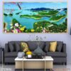 Bức tranh khổ ngang phòng ngủ giá rẻ - 072TKN