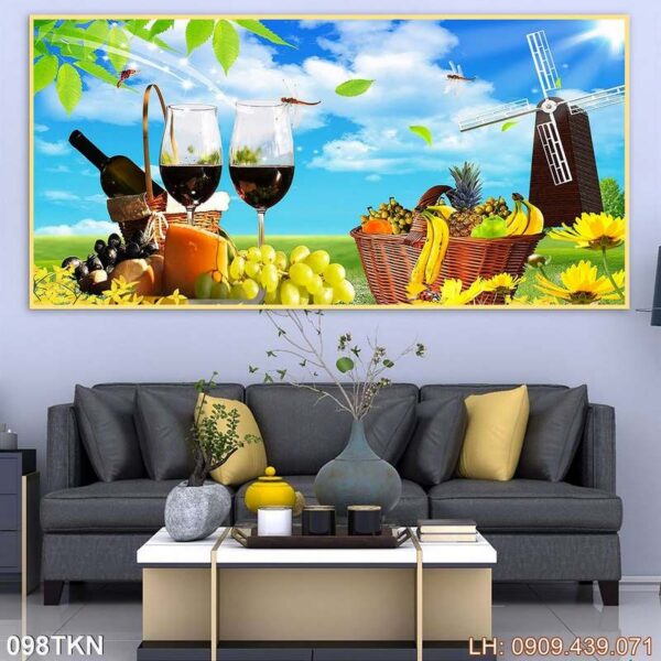 Bức tranh khổ ngang trang trí đẹp - 098TKN