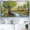 Bức tranh làng quê nghệ thuật - 142DQ