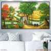 Mẫu tranh cánh đồng lúa ấn tượng - 144DQ
