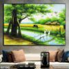 Bức tranh đồng quê nghệ thuật - 002DQ