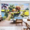 Bức tranh nông thôn in tráng gương - 260DQ