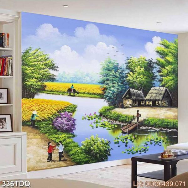 Bức tranh làng quê phổ biến - 336DQ