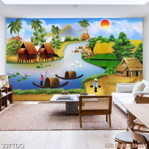 Tranh đồng quê tại TpHCM - 337DQ
