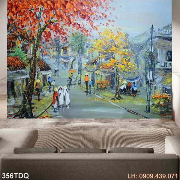 Bức tranh làng quê Việt Nam - 356DQ