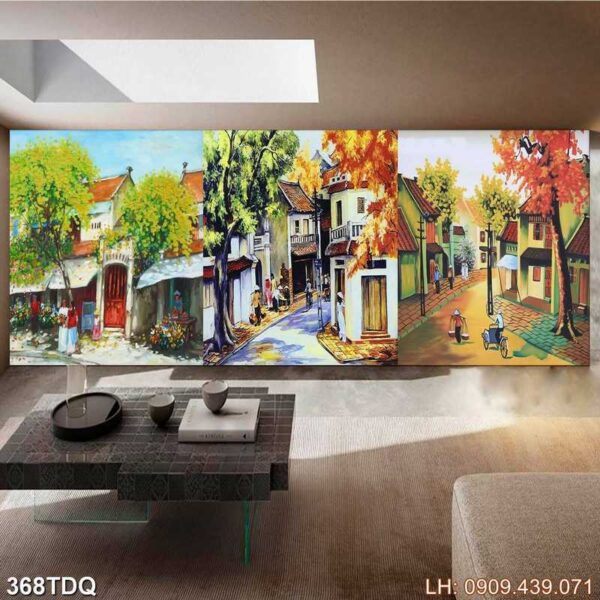 Tranh đồng quê ấn tượng - 368DQ