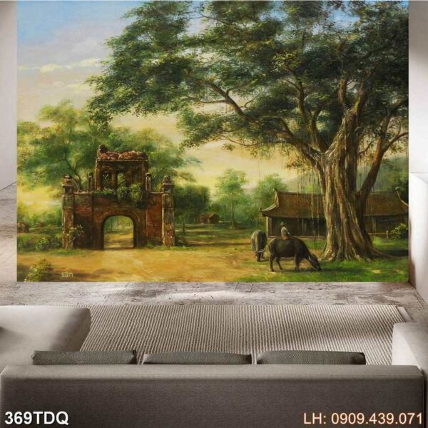 Ảnh cánh đồng lúa Bắc bộ - 369DQ