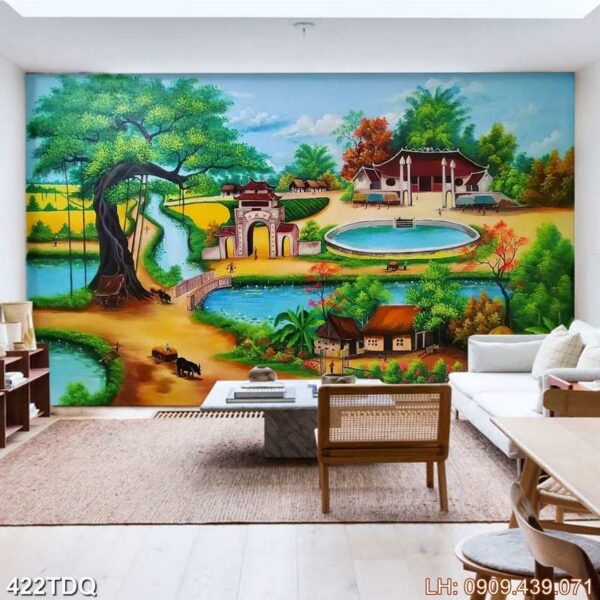 Bức tranh đồng quê phổ biến - 422DQ