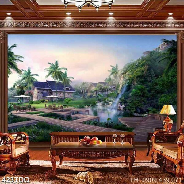 Tranh vẽ quê hương phổ biến - 423DQ