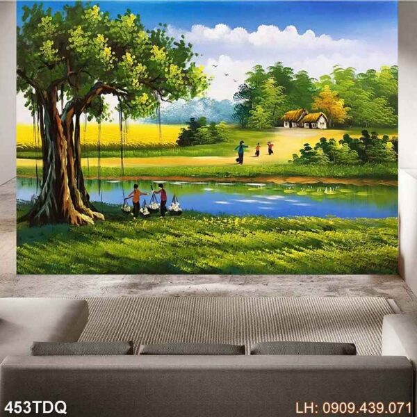 Tranh nông thôn miền Bắc - 453DQ
