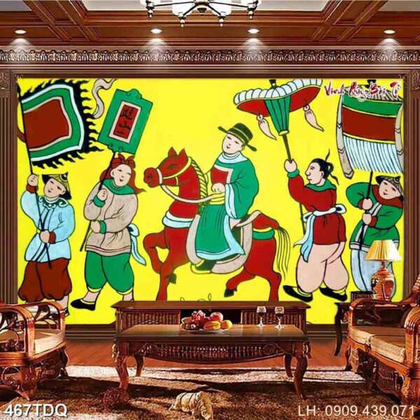 Bức tranh làng quê phổ biến - 467DQ