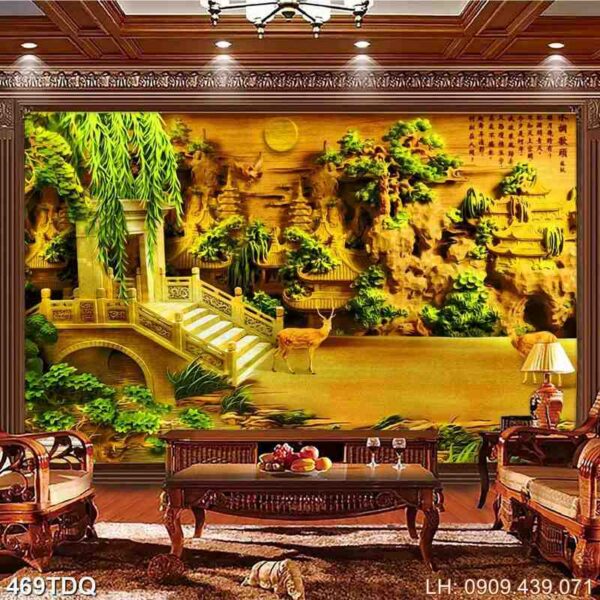 Tranh vẽ quê hương phổ biến - 469DQ